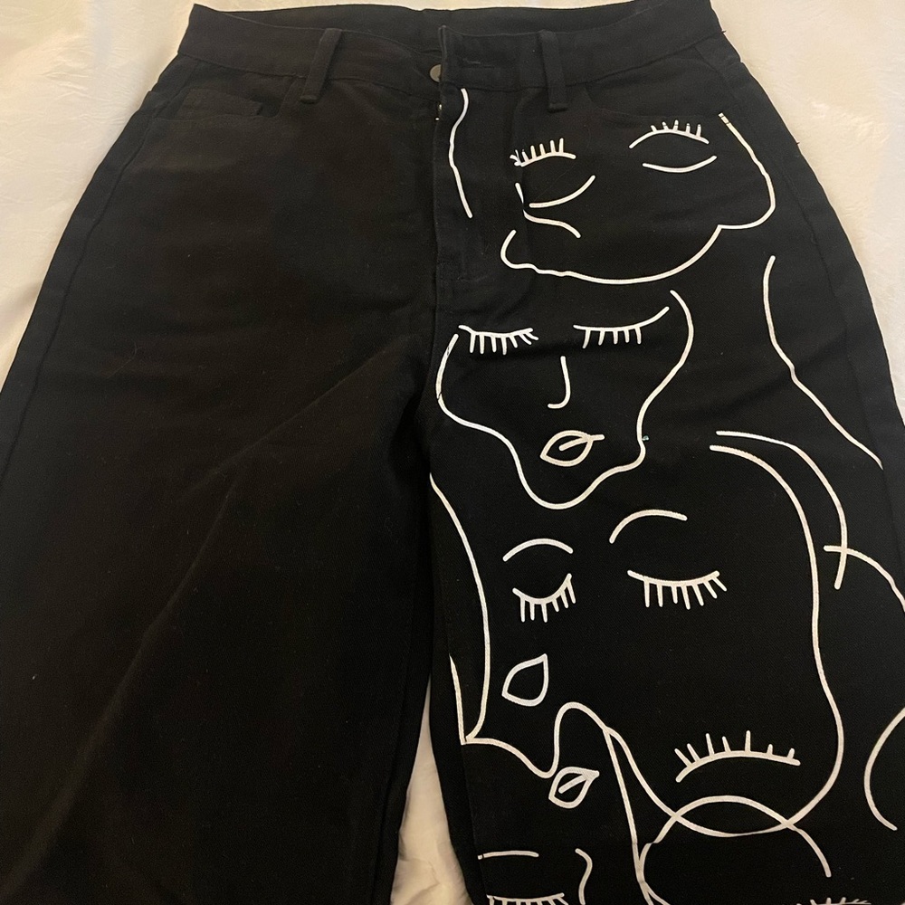 Pattern Jeans - image 1